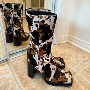 L’intervalle Altona Multi Cow Pony Boots Size 40